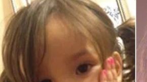 Kimberly López, de 3 años, y su abuela Maria De Jesús López, de 45 años.