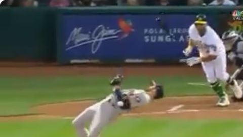 Collin McHugh esquivó la pelota al estilo The Matrix