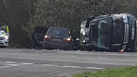 El príncipe Felipe tuvo un fuerte accidente.