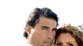 Angélica Rivera y Eduardo Yáñez en Destilando amor.