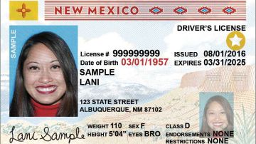 Las licencias en Nuevo México