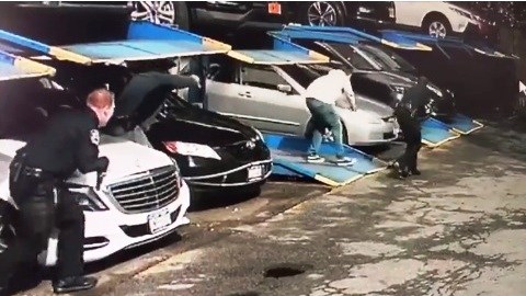 La balacera en acción