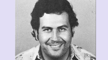 El capo colombiano Pablo Escobar.