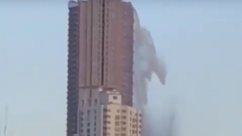 La piscina que pasó a catarata.