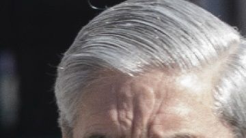 El fiscal especial Robert Mueller, el fiscal general William Barr y el presidente Donald Trump.