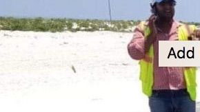 Tortuga verde deja sus huevos en una pista de aterrizaje.