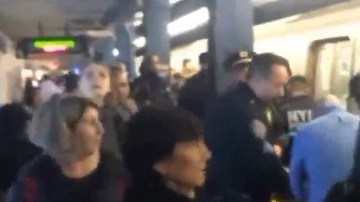 Presencia policial en la estación