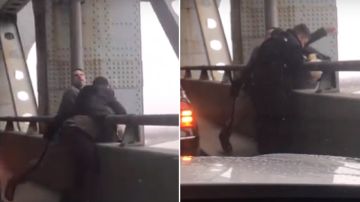 Un hombre de 79 años quiso saltar del puente Verrazano.