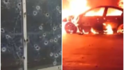 Un oficial murió en la balacera perpetrada por los narcos.
