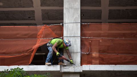 El sector de la construcción mantiene un fuerte ritmo de creación de empleo./Archivo