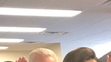 Vargas hizo su juramento en Nueva Jersey.