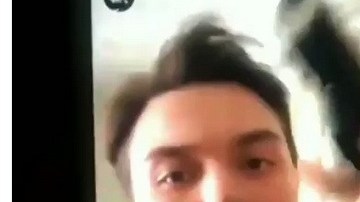 Noah Lee con el arma que resultó ser de perdigones