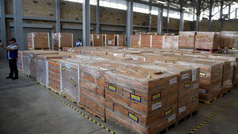 Las donaciones llegaron a Cúcuta en febrero.