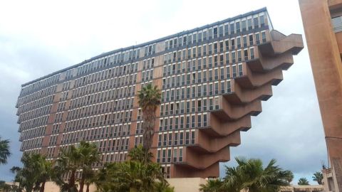 El Hotel du Lac, en la capital tunecina.