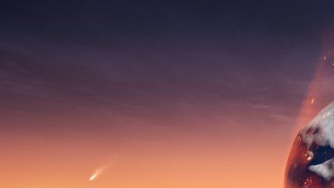 Preparan un plan por si un asteroide grande impacta la Tierra.