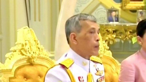 La reina Suthida ascendió a general en 2016.