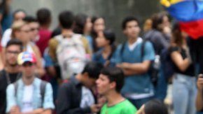 Manifestantes salieron a las calles en Venezuela.