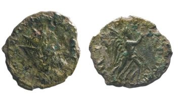 Solo hay dos monedas de Laelianus en Reino Unido.