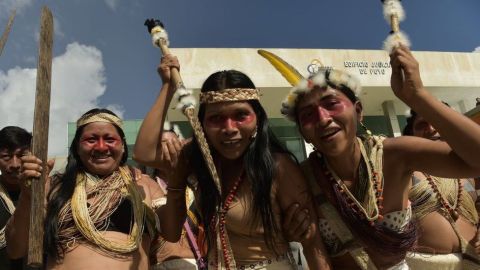 Los waorani festejaron la decisión.