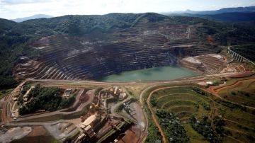 El dique de la mina Gongo Soco está en riesgo.