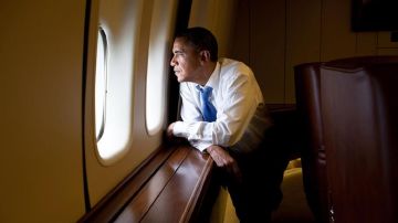 Barack Obama sobrevolando Cuba luego de su histórica visita.