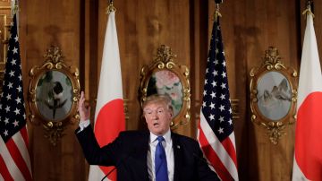 Trump también minimizó en Japón el lanzamiento de misiles de Corea del Norte
