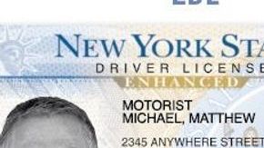 Licencia de manejar en el estado Nueva York.