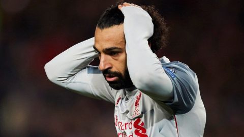 El delantero del Liverpool Mohamed Salah no estará presente en la vuelta ante el Barcelona.