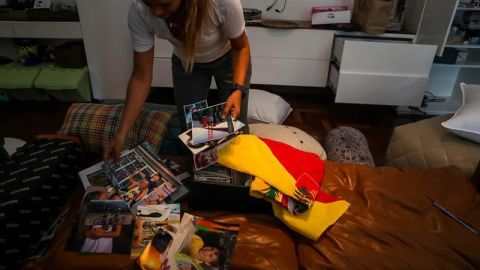 Lilian Tintori acudió a su vivienda tras enterarse que había sido robada.