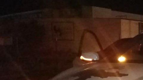 Entre 25 y 30 camionetas llevaban inscritas las siglas del cártel CNJG.