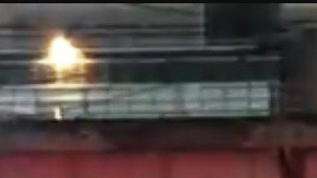 Escena de la colisión en Queens