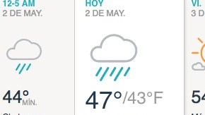 Mayormente frío y nublado por la tarde.