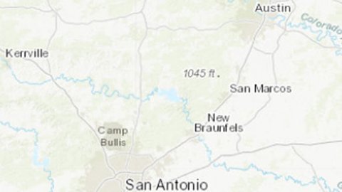 El sismo fue cerca de San Antonio.