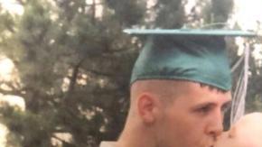 Fotos de padre e hija 18 años después.