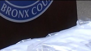 Parte de la droga incautada