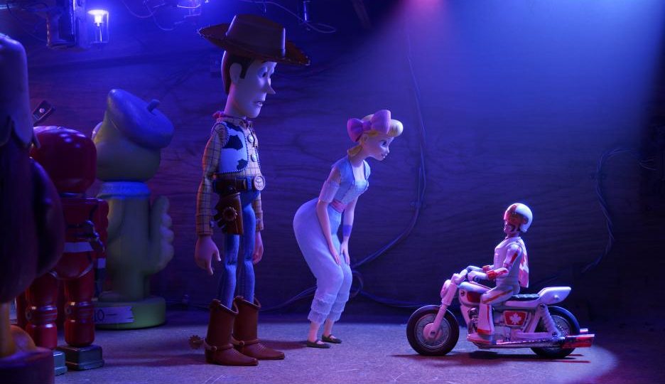 Duke Caboon con Bo Peep y Woody. / Foto: Pixar
