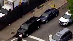 La estructura quedó en el suelo