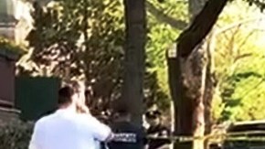 Escena del fatal accidente cerca de Borough Park