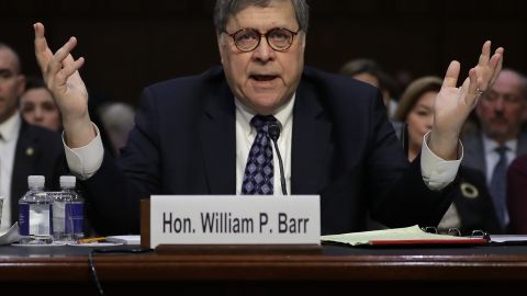 Senate Holds Confirmation Hearing For Attorney General Nominee William Barr