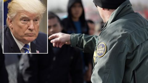 El Gobierno de Trump busca reducir el ingreso de inmigrantes en la frontera.
