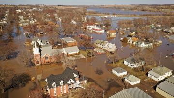Inundaciones en Iowa.