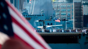 Retornan los marinos a Nueva York con motivo de la Semana Naval. /Archivo