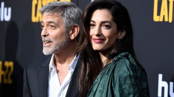 George junto a su esposa Amal Clooney.