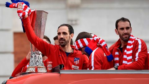 Juanfran y Diego Godín