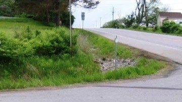 Huellas en el asfalto del fatal choque