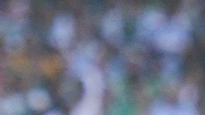 Joel Campbell de los Esmeraldas del León reclama un claro penalti al árbitro.