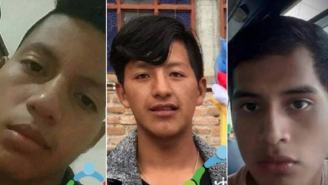 Entre los desaparecidos hay jóvenes menores de 20 años.