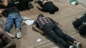 Siete personas fueron detenidas en el operativo contra el CJNG.