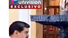 Jorge Ramos y Nicolás Maduro en febrero 2019