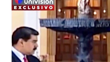 Jorge Ramos y Nicolás Maduro en febrero 2019